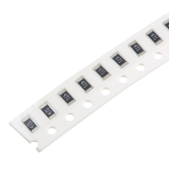 Surface Mounted Devices Chip Resistor, 470 Ohm 1/4W 1206 Fixed Resistors, 5% Tolerance 300Pcs