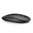 thumbnail image 3 of M80 2.4G Wireless Rechargeable Charging Mouse Ultra-Thin Silent Office Notebook Opto-electronic Mouse Silver, 3 of 5