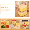 thumbnail image 2 of SHISUYAN 2Pcs Cheese Slices Box Cheese Case Freezer Butter Box Fruits Box Fresh Keeping Cheese Holders, 2 of 9