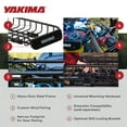 thumbnail image 4 of Yakima SkinnyWarrior Long & Narrow Cargo Basket for Yakima Crossbars, Black, 4 of 11