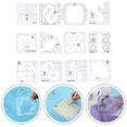 thumbnail image 2 of BUYISI Quilting Templates Sewing Ruler Quilting Frame 1 * 1 Pc Ergonomic Grip 8#, 2 of 4