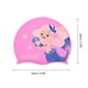 thumbnail image 4 of Gorro de natación de silicona con patrón de sirena rosa único, 4 of 5