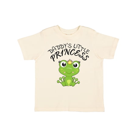 Inktastic Daddy s Little Princess Cute Frog Girls Toddler T-Shirt