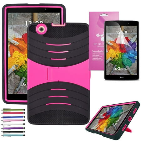 Pvd Case - LG G Pad 3 8.0 /G Pad X 8.0 Case, EpicGadget(TM) V520/V521/V522/V525 Heavy Duty Hybrid Cover Case with Full Protection For LG Gpad X 8.0