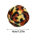 thumbnail image 3 of Interactive Cat Fuzzy Leopard Print Toy - for Indoor Pet Play to Enhance Activity Chase Fun Feather Teaser - Red, 3 of 7