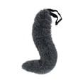 thumbnail image 3 of Disfraz de cola de animal de piel sintética, cola de gato y ardilla para fotos navideñas infantiles., 3 of 8