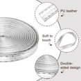 thumbnail image 3 of Correa de cuero plateada Uxcell, tira de cuero, correa de hombro, cuerda de cuero de doble cara de 1/4 de pulgada (6 mm) de ancho, cordón plano de 5 m para cinturón de ropa, 3 of 6