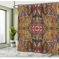 thumbnail image 5 of Ambesonne Psychedelic Shower Curtain, Retro Funky Doodle, 69"Wx84"L, Multicolor, 5 of 5