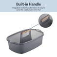 thumbnail image 5 of Casabella Cleaning Storage Caddy with Handle for 4-Gallon Rectangular Bucket, Graphite/Orange, 5 of 13