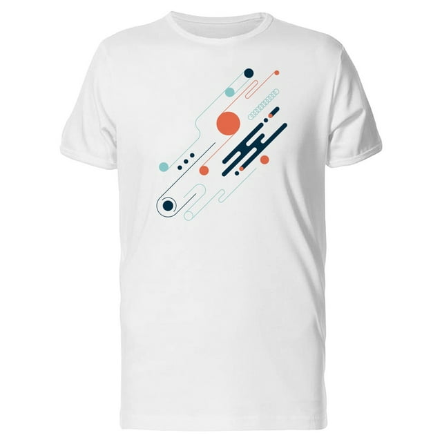 Abstract Diagonal Geometric Line Tee Men's -Image by Shutterstock