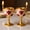 Gold white flower, variant on Zeiwohndc Pack of 2 30ml Metal Shot Glasses Renaissances Medieval Mini Goblet Wine Cups