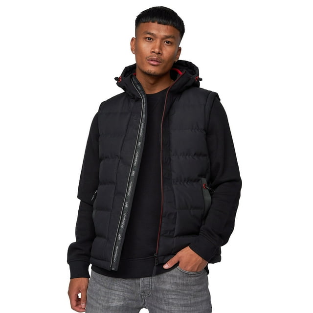 Crosshatch Mens Kampnew Embossed Gilet