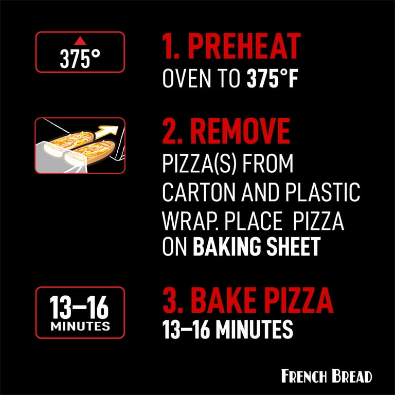 Red Baron Five Cheese and Garlic French Bread Personal Frozen Pizza, 8.8 oz 2 Pack