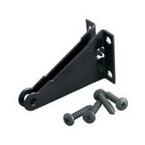 Hampton Replacement Jamb Bracket V1020JBBL - Screw-In, Black