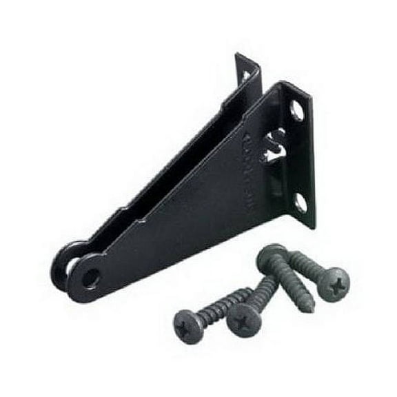 Hampton Replacement Jamb Bracket V1020JBBL - Screw-In, Black