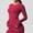 Red, variant on Cxenplz Womens Long Sleeves Shirt Basic Crew Neck Slim Fit Tees Casual Y2k Going Out Outfits Tight Fitted Clothes