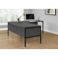 thumbnail image 4 of Monarch Specialties Computer Desk, 72"l, Home Office, Work, Laptop, Commercial Grade, File Storage Drawer, White Laminate, Silver Metal, Contemporary, Modern, 4 of 4