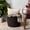 Gray Charcoal, variant on Spiral Rope Pattern Storage Basket, White Storage Box, with Handle, Suitable for Wardrobes and Bedrooms