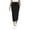 Black Skirts for Women, variant on Clearance Sales Today Deals Iumwxz Stretchy Ridded Knit Slim Fit Wrap Skirt Casual Summer Skirts Solid Skirts Elastic Mid Waist Long Skirt for Women Dressy Travel