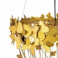 thumbnail image 3 of TOV Furniture Butterfly Gold Iron Chandelier, 3 of 7