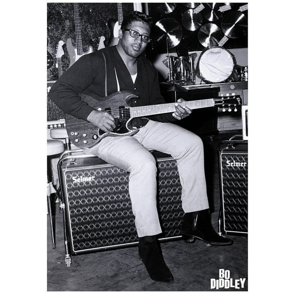Bo Diddley Poster 23.5x33 inch