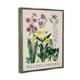 thumbnail image 4 of Stupell Industries Various Wildflowers Study Botanical & Floral Painting Gray Floater Framed Canvas Art Print Wall Art, 17 x 21, 4 of 10