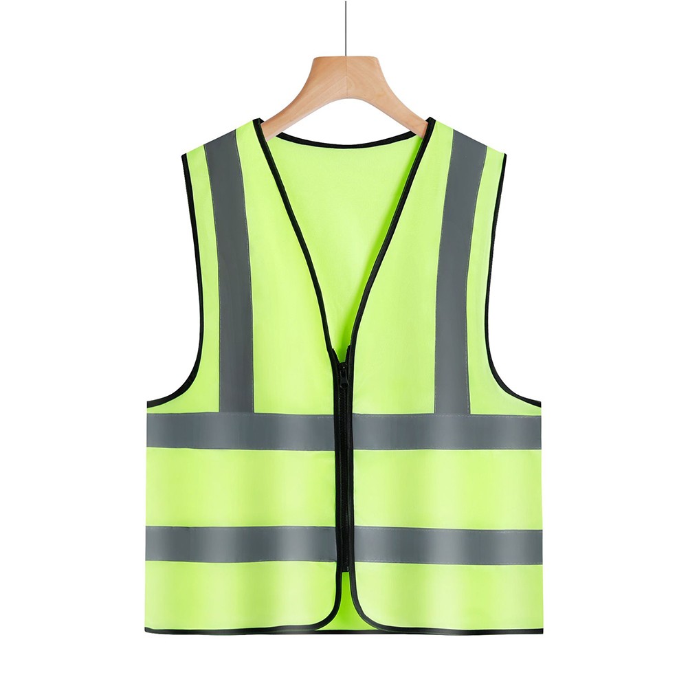 ALSLIAO Men Work Jacket Safety Vest High Visibility Security Reflective