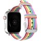 thumbnail image 4 of Correas de reloj de lona duraderas compatibles con Apple Watch 45 mm 41 mm 44 mm 40 mm 42 mm 38 mm, correa de nailon premium para reloj Iwatch Sery 7 6 5 4 3 2 1 Ba, 4 of 5