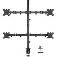 thumbnail image 1 of Mount-It! 4 Monitor Stand | Quad Monitor Desk Mount | Fits Four Computer Screens 19 21 24 27 29 30 32 Inches | Heavy Duty Height Adjustable Arms | VES, 1 of 4