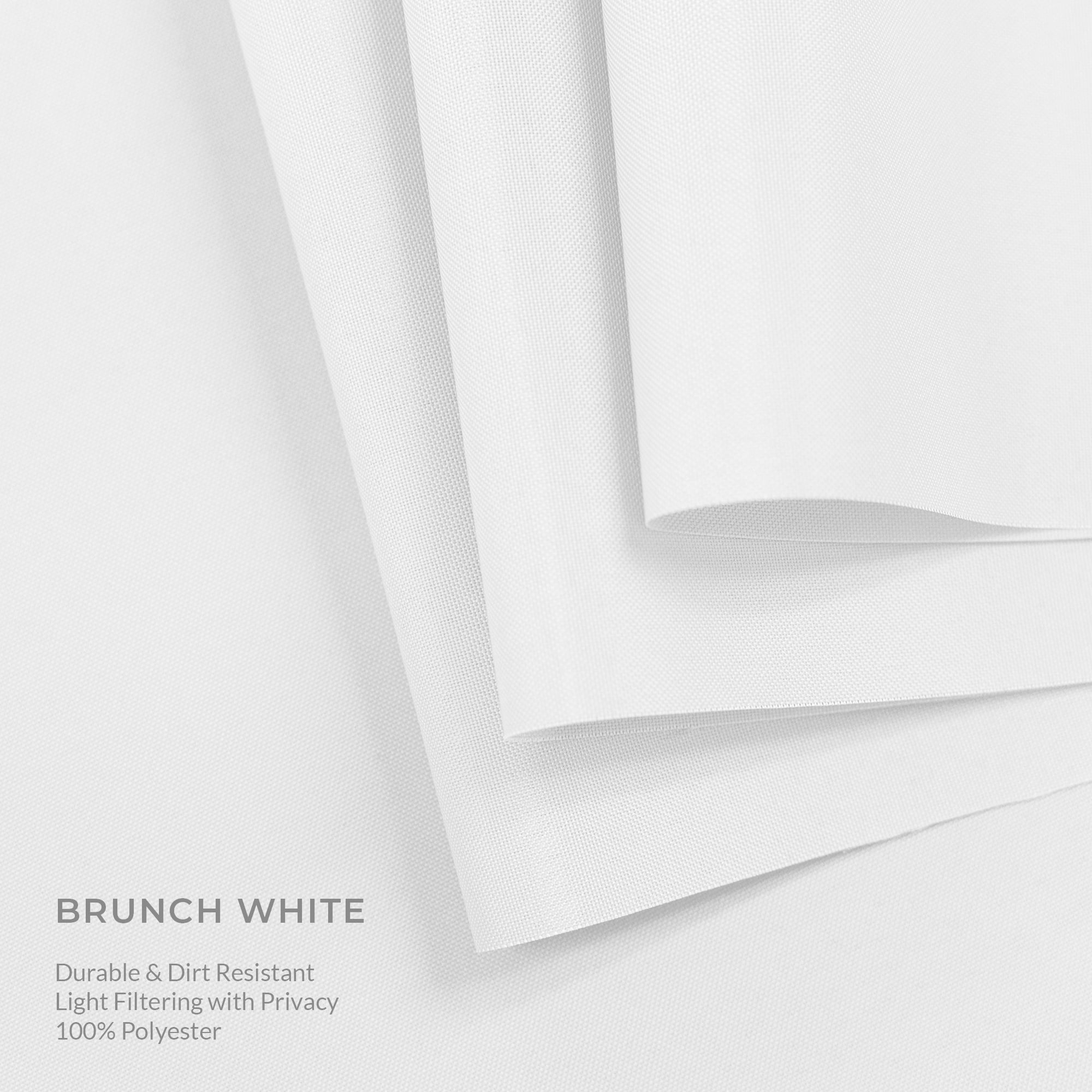 CHICOLOGY QUAD RAIL SLIDING PANEL Brunch White (Light Filtering) W:46-86 x H:Up-to 96 inches