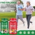 thumbnail image 6 of Fruits & Veggies Supplements, Whole Fruit and Vegetable, Antioxidants, Heart & Skin Health, Body Energy, 180 Capsules, 6 of 11