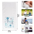 thumbnail image 2 of Ryvnso Jellyfish Seashells Starfish Hand Towels for Bathroom Cotton Face Towel Decorative 15.5x29.5 inch, 2 of 7