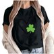 thumbnail image 1 of Camiseta de Manga Corta de Cuello Redondo Impresa de Primavera Superior de las Mujeres, Mezcla Ligera de Poliéster para Uso Diario Y de Fiesta Casual, 1 of 9