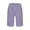 ac7 Purple, variant on Girls Long Shorts Size 12-13 Girls Casual Bermuda Shorts Striped Cuffs Kids Knee Length Summer Shorts Drawstring Short Pants with Pockets