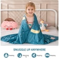 thumbnail image 3 of Sivio 3lbs Kids Weighted Blanket for All Season, Breathable Natural Cotton Heavy Blanket for Home & Travel Relax, 36" x 48", Blue Starry Sky, 3 of 8
