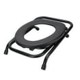 thumbnail image 1 of Chaise de Toilette Pliante en Fer Antidérapante pour Adultes, de Voyage, Portable, Ergonomique, 1 of 7
