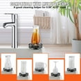 thumbnail image 3 of VEVOR Glass Rinser 10-Jet 360° Rotating for Sink in Stainless Steel & ABS with Multiple Bases for Baby Bottle to Wine Glass Deep Black, 3 of 5