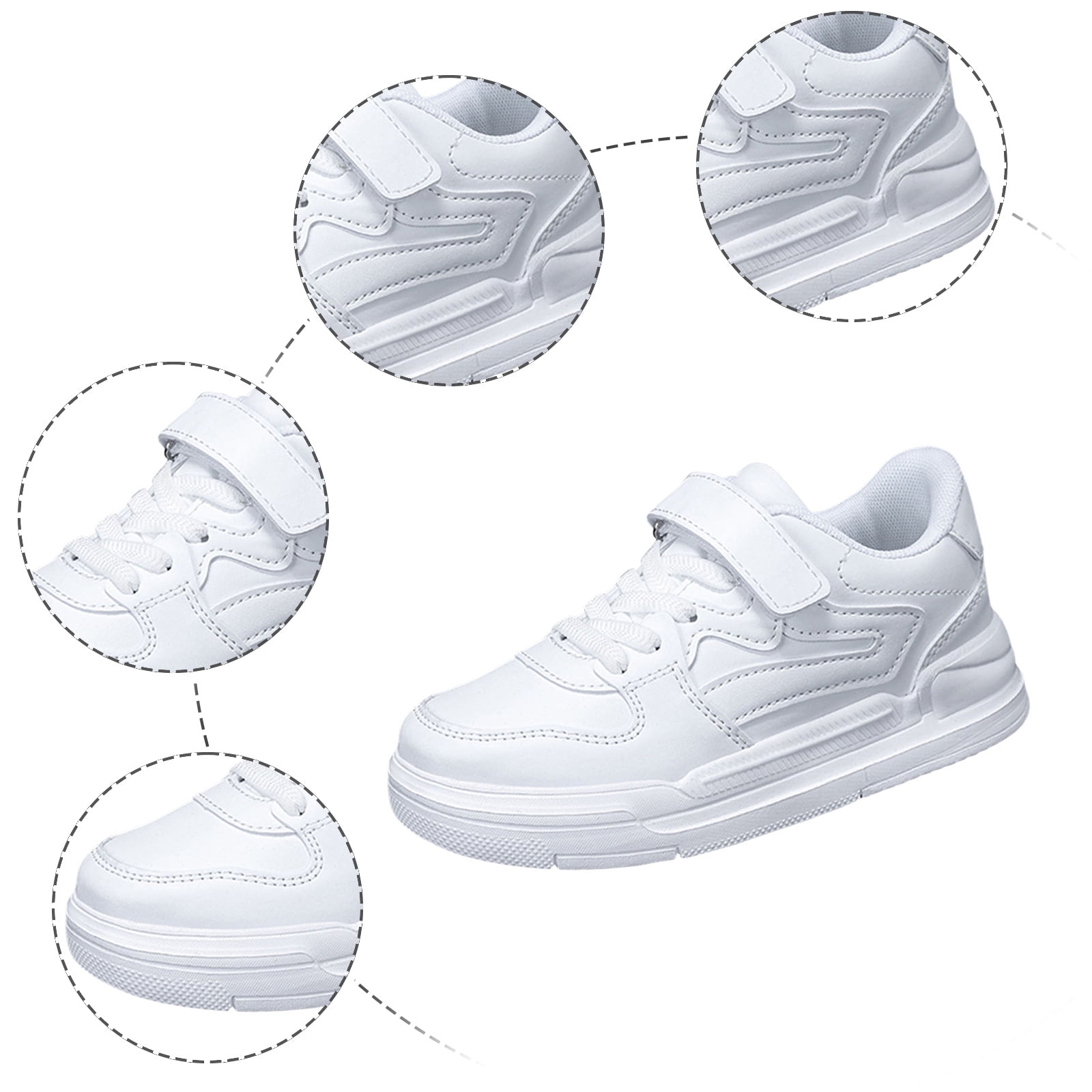 Dakaela Unisex Child Sneakers Girls Boys Tennis Running Shoes Casual Walking Footwear for Little Big Kids