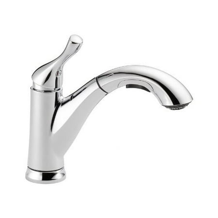 Ss Delta Faucet - DELTA FAUCET CO 16953-SS-DST Stainless Steel 1Hand Pul Out Faucet