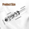 thumbnail image 5 of EcoNesxp 1/4" Cutting Length Solid Tungsten Carbide Pattern Template Woodworking Tools Top and Bottom Bearings 1/2" Cutting Length UrbanMingle Flush Trimming Router Bit 1/2" Cutting Diameter, 5 of 5