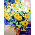 thumbnail image 1 of Tournesols par Roy Avis Drapeau Toile Taille Maison, 1 of 1