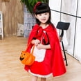 thumbnail image 2 of Disfraz de Caperucita Roja para Halloween, vestido de princesa, cosplay para niños, actuación, manejo suave, baile de graduación, niña, 2 of 5