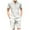 White, variant on VSSSJ Cotton and Linen Sets for Men Plus Size Solid Color V-Neck Button Short Sleeve Tee Shirts and Elastic Waist Shorts Casual Breathable Loose Two Piece Suit White XXXL