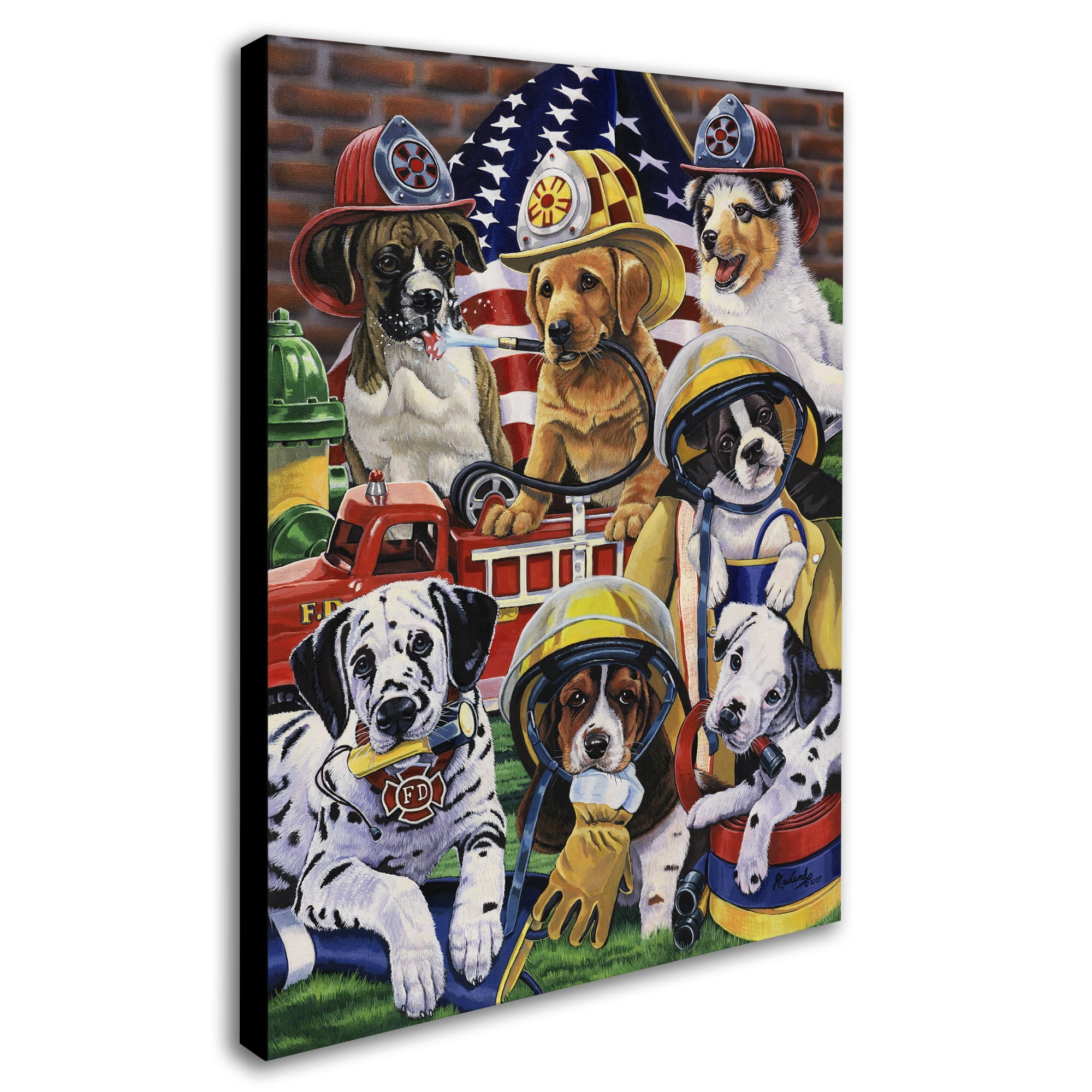 Trademark Fine Art 'Hero Helpers' Canvas Art by Jenny Newland