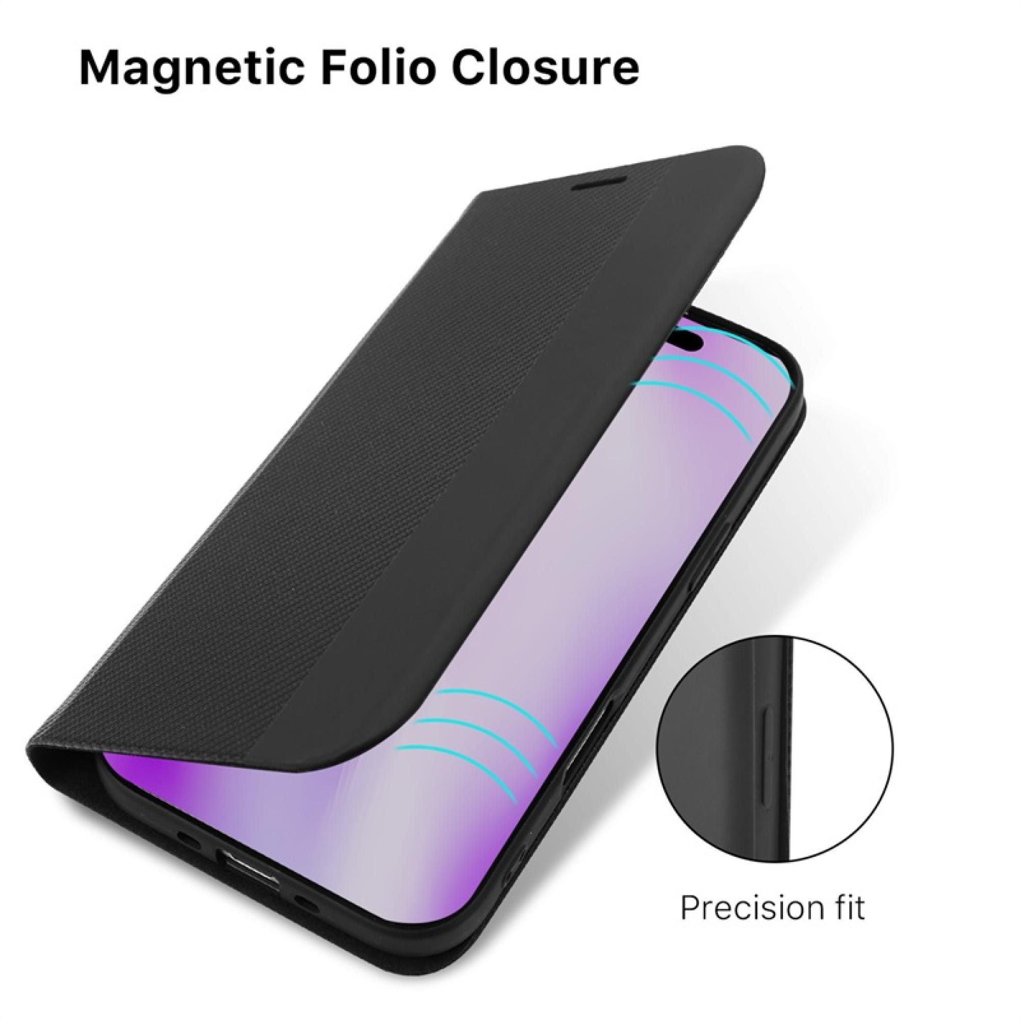Premium Executive Wallet Case for iPhone 17 Air – Card Holder, Cash Pocket, and Viewing Stand