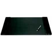 Dacasso P1002 Leather 25x17 Desk Pad with Side Rails