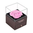 thumbnail image 2 of 1Pc Preserved Flower Gift Box Everlasting Flower Gift Box Rose Preservation Flower Box Valentine'S Day Mother'S Day Handmade Rose Box Jewelry Box, 2 of 7