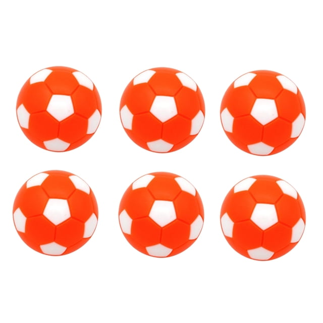 6pcs 32mm futbolín futbolín balones futbolín fussball reemplazo naranja Sunnimix Reemplazo de balón de fútbol de mesa