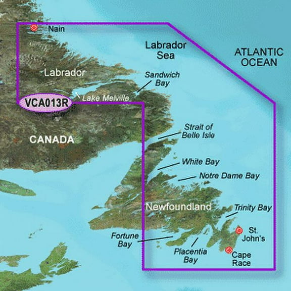 Garmin BlueChart g3 Vision HD - VCA013R - Labrador Coast - microSD/SD