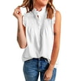 thumbnail image 3 of Women Blouses Women Dress Shirts Summer Short Teen Half Shirt Button up Long Sleeve Flannel Tech Set Long Sleeves Lace Top Violet Top Dry Wick Shirts Business Tops for Deep V Neck Womens White 2XL, 3 of 9